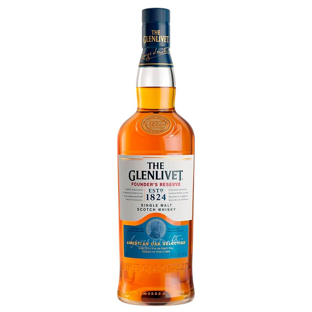 Whisky Glenlivet Founder's Single Malt 12 anos 750ml