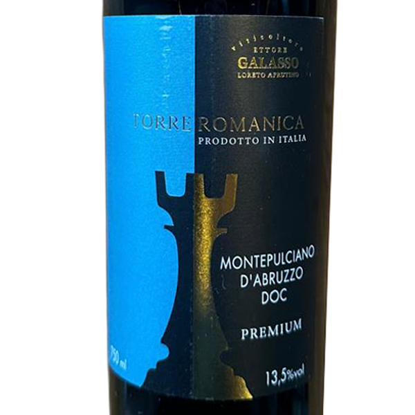 Vinho Tinto Torre Romanica Montepulciano d'Abbruzzo Premium 750ml