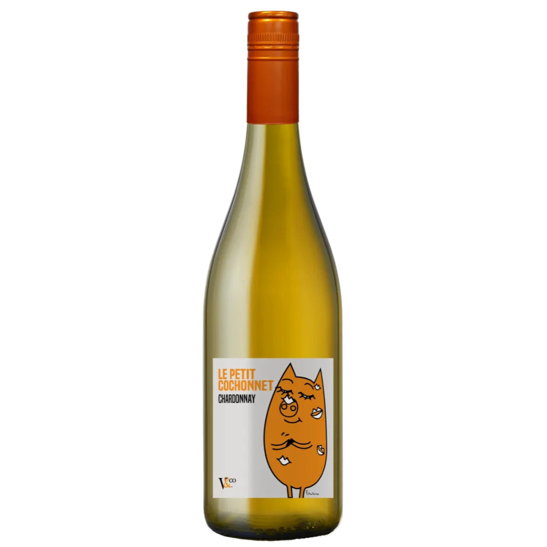 vinho branco le petit cochonnet chardonnay 750ml