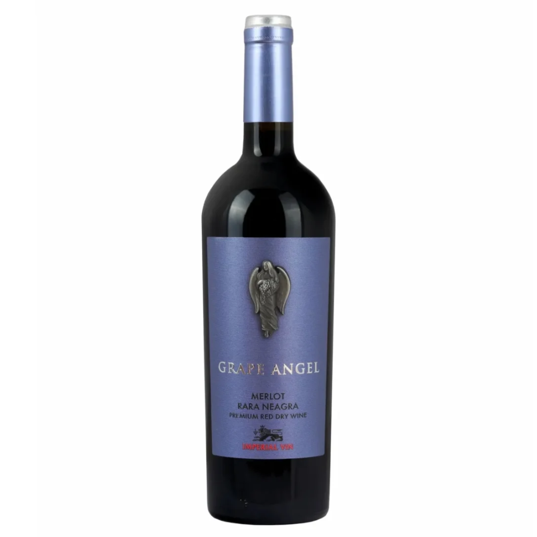 vinho tinto grape angel merlot rara neagra 750ml