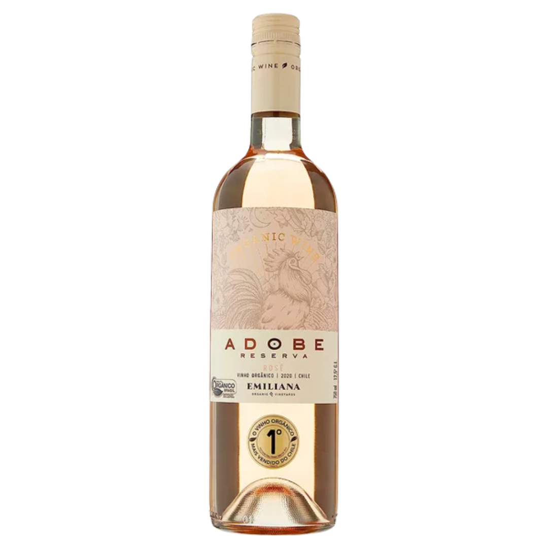 vinho rose adobe reserva rose organico 750ml