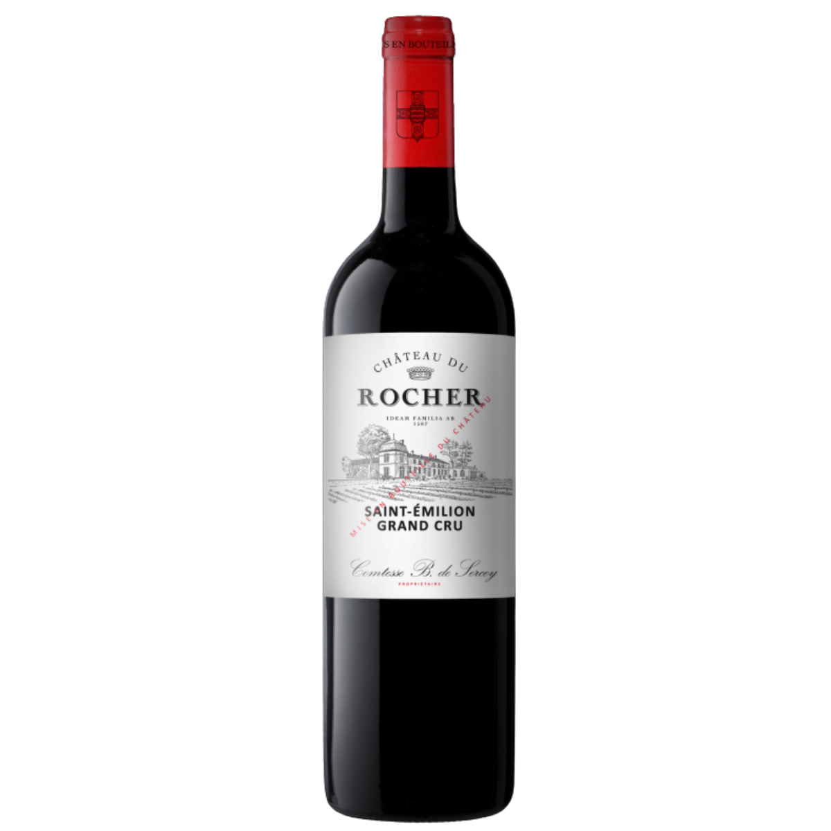 vinho tinto chateau du rocher saint emillion grand cru 750ml